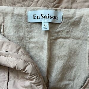 En Saison Quilted Jacket in Soft Blush
